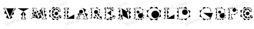 VTMcLarenBold GBpc-E字体转换